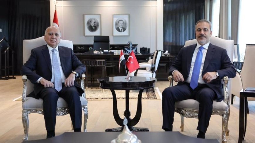 Dışişleri Bakanı Fidan, Irak Başbakan Yardımcısı ve Dışişleri Bakanı Hüseyin ile bir araya geldi